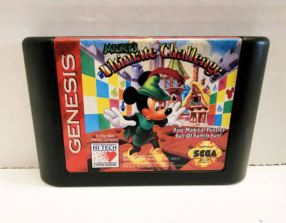 Лицензионный картридж Mickey's Ultimate Challenge для Genesis